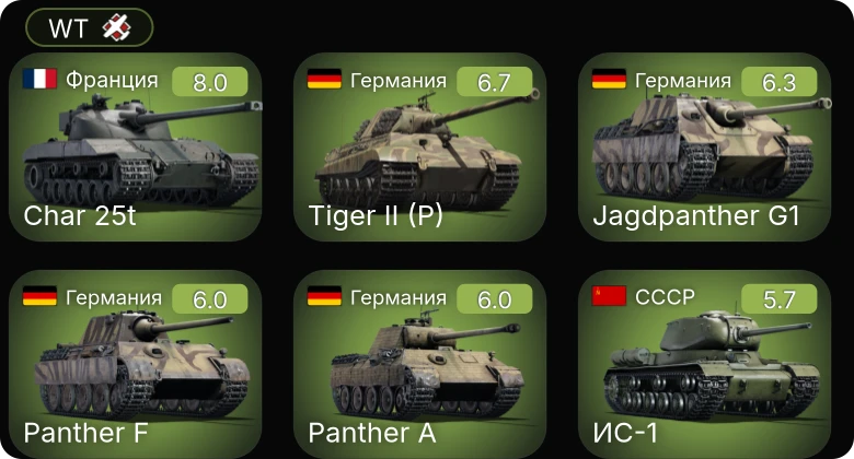 WT — 5 ранг: 1шт