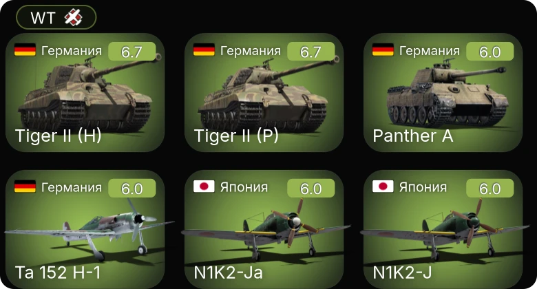 WT — 5 ранг: 1шт
