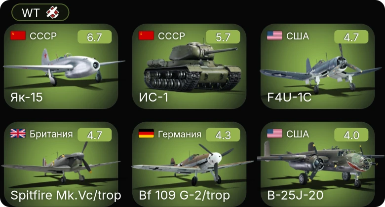 WT — 5 ранг: 1шт