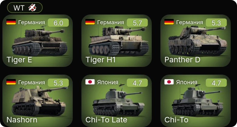 WT — Nashorn | Chi-To Late | M24 | Chi-To | Na-To