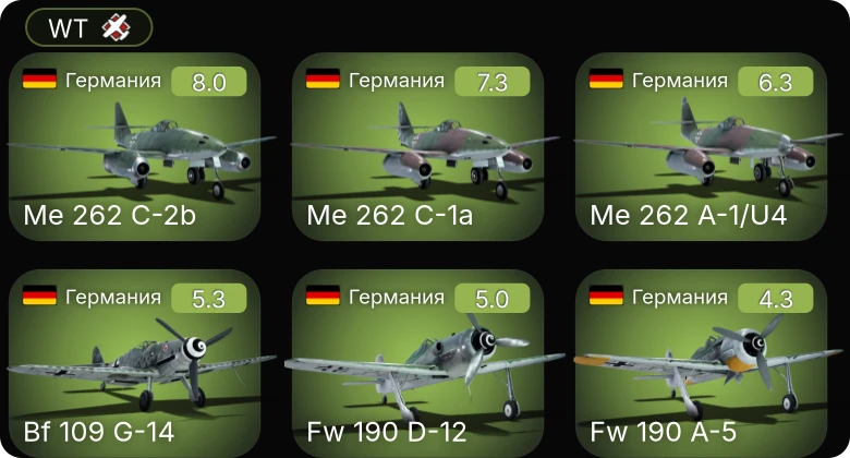 WT — 5 ранг: 2шт
