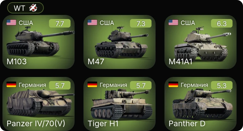 WT — 5 ранг: 2шт