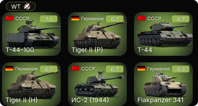 WT — 5 ранг: 1шт