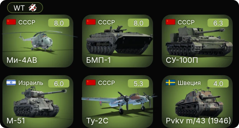 WT — 5 ранг: 2шт