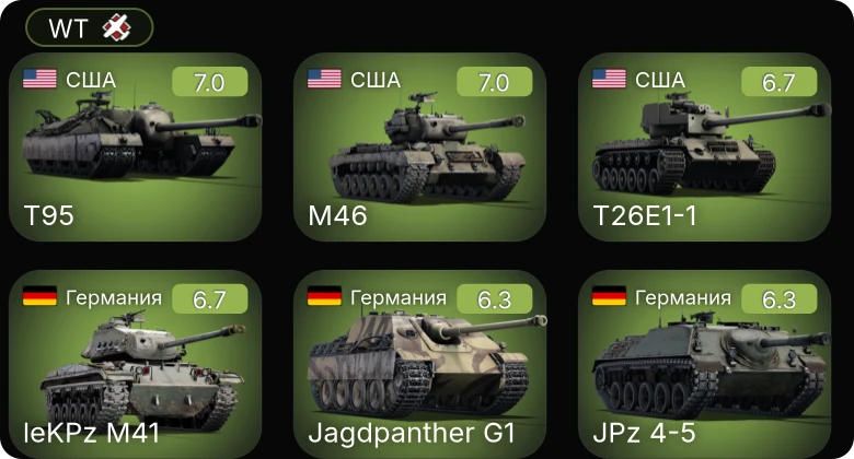WT — 5 ранг: 1шт