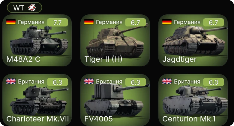 WT — 5 ранг: 1шт