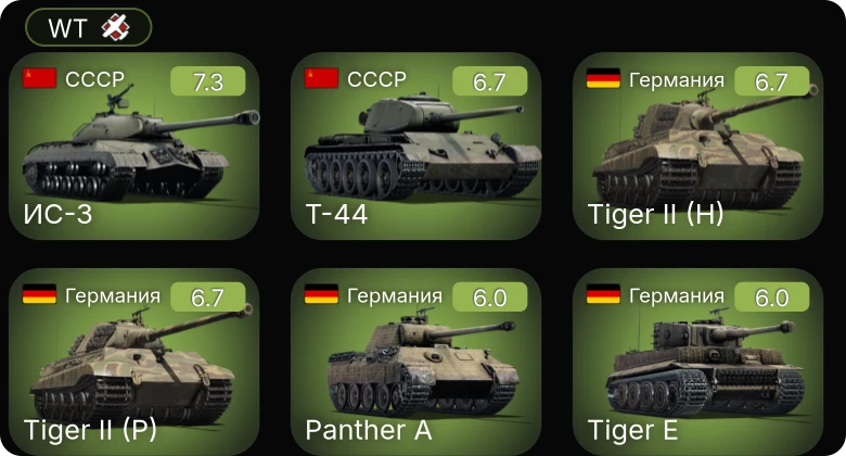 WT — 5 ранг: 1шт