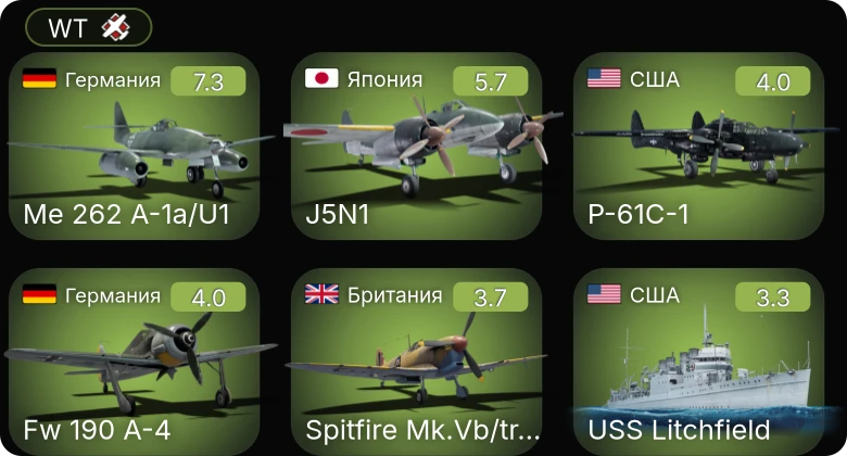 WT — 5 ранг: 1шт