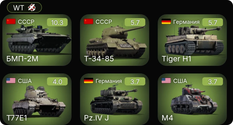 WT — 7 ранг: 1шт