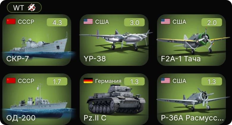 WT — 5 ранг: 1шт