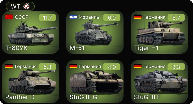 WT — 7 ранг: 1шт