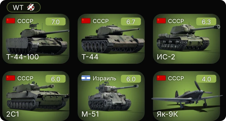 WT — 5 ранг: 1шт