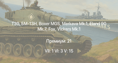 WT — 7 ранг: 1шт 6 ранг: 3шт 5 ранг: 15шт БМ-13Н | T30