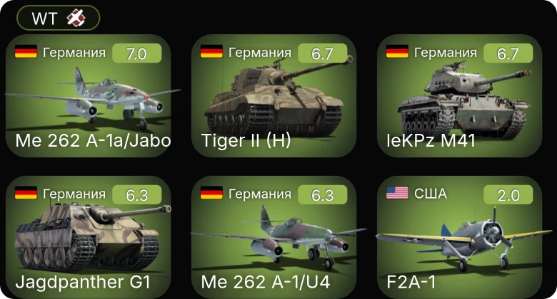 WT — 5 ранг: 1шт