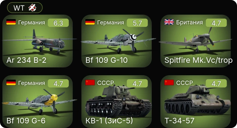 WT — 5 ранг: 1шт