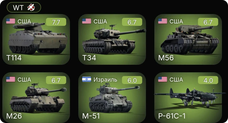 WT — 5 ранг: 1шт
