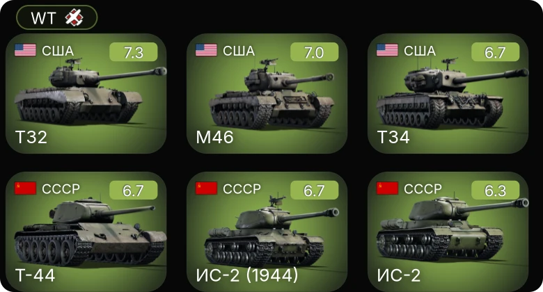 WT — 5 ранг: 1шт