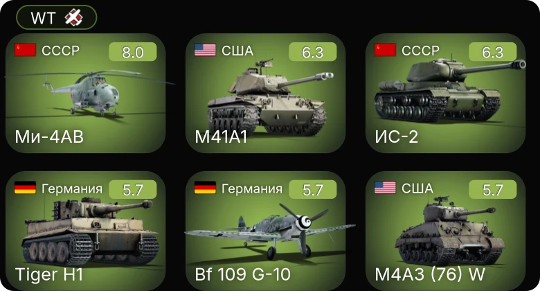 WT — 5 ранг: 1шт