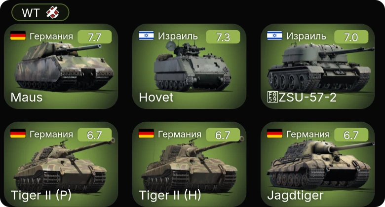 WT — 5 ранг: 1шт