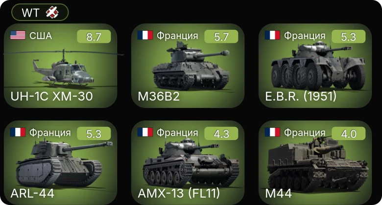 WT — 5 ранг: 1шт