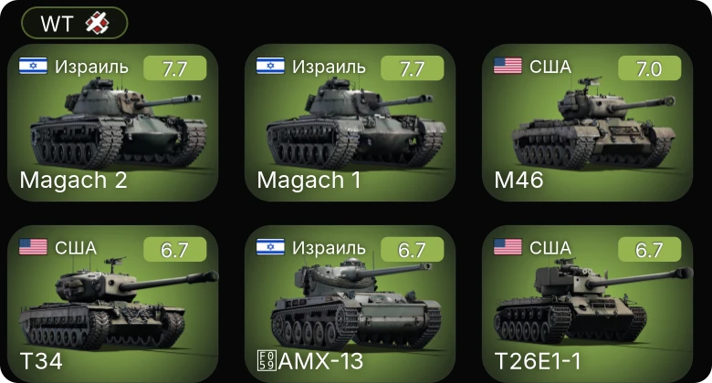 WT — M109A1 | T26E1-1 | M4/T26 | M46 | T34