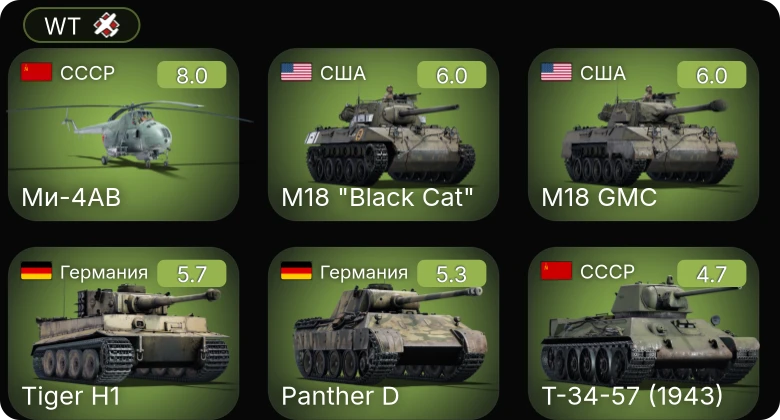 WT — 5 ранг: 1шт
