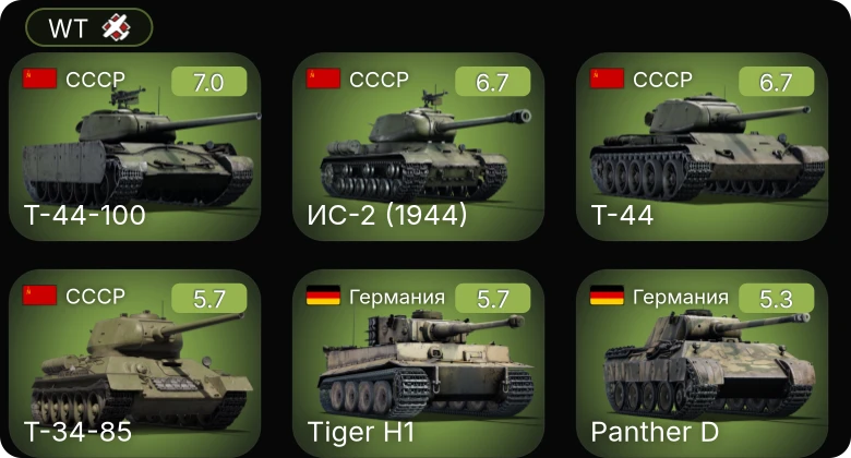 WT — 5 ранг: 1шт