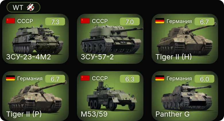 WT — 5 ранг: 2шт