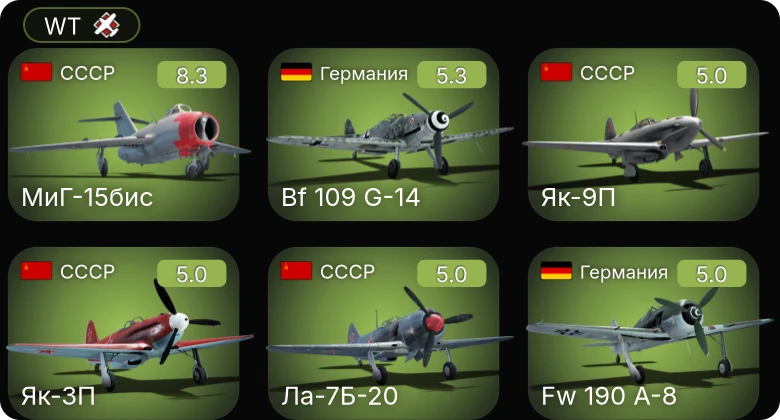 WT — 5 ранг: 1шт
