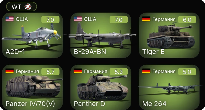 WT — 5 ранг: 1шт