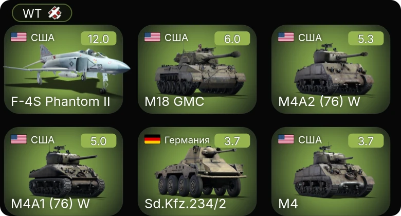WT — 7 ранг: 1шт