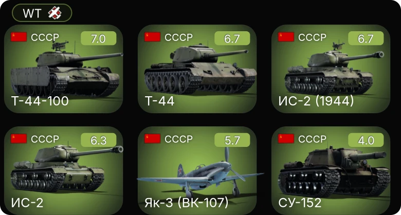 WT — 5 ранг: 1шт