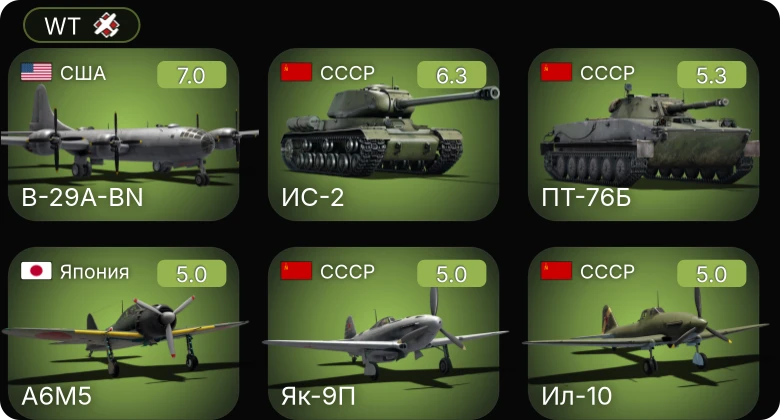WT — 5 ранг: 1шт