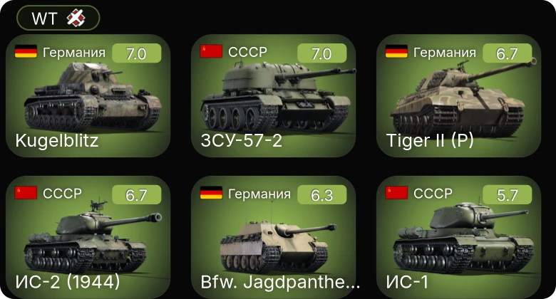 WT — 5 ранг: 1шт