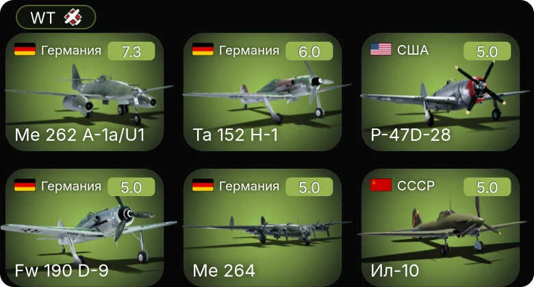 WT — 5 ранг: 1шт
