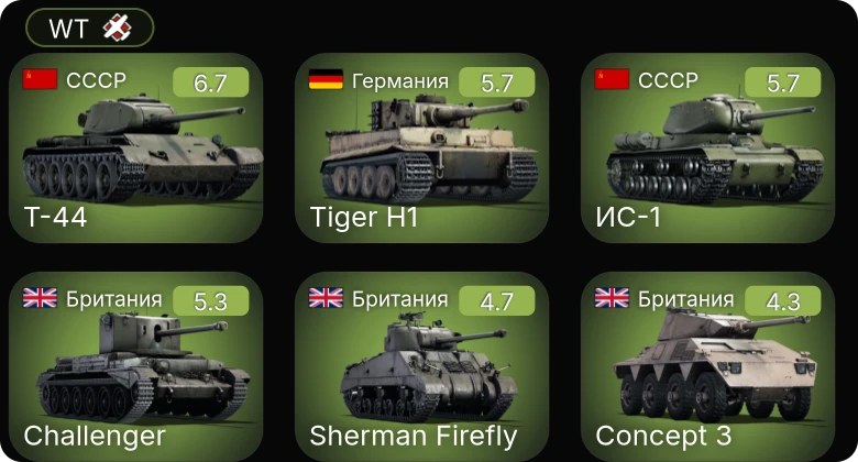 WT — Т-44 | PBJ-1J | P-61C-1 | Як-9К | ИС-1
