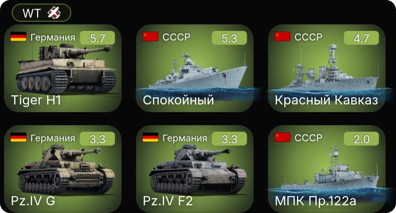 WT — Спокойный | Красный Кавказ | МПК Пр.122а | PT-6 | P-26A-34 M2