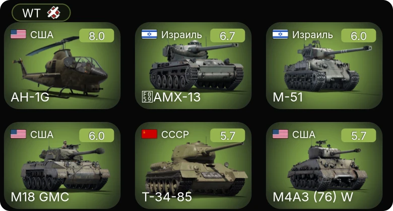 WT — 5 ранг: 1шт