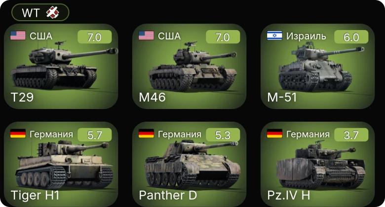 WT — T29 | M46 | M-51 | БА-11 | Tetrarch I