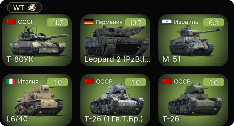 WT — 7 ранг: 2шт