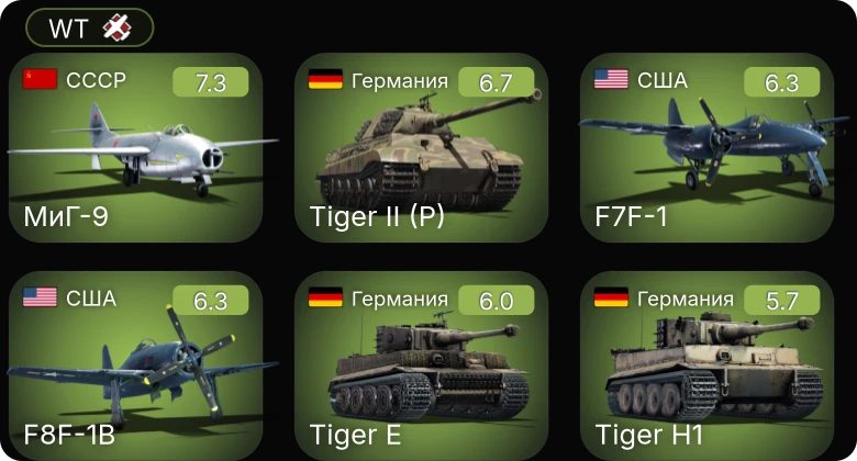 WT — 5 ранг: 1шт