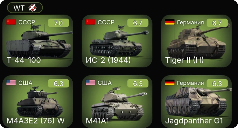 WT — 5 ранг: 1шт