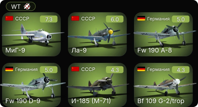 WT — 5 ранг: 1шт