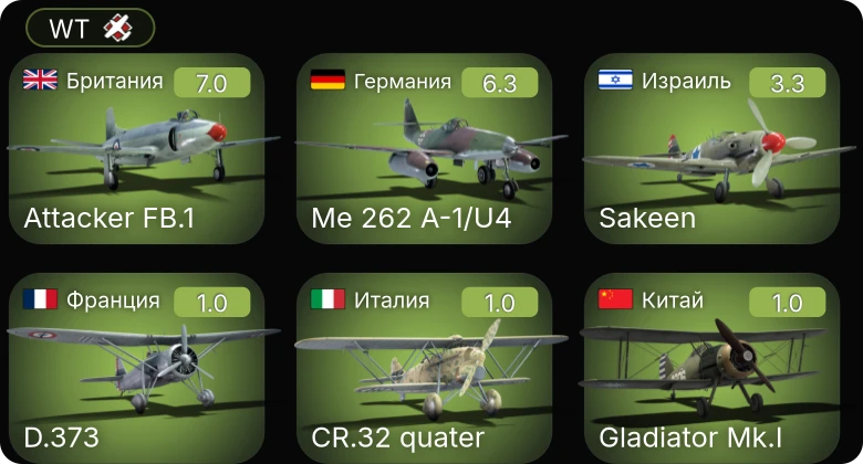 WT — 5 ранг: 1шт