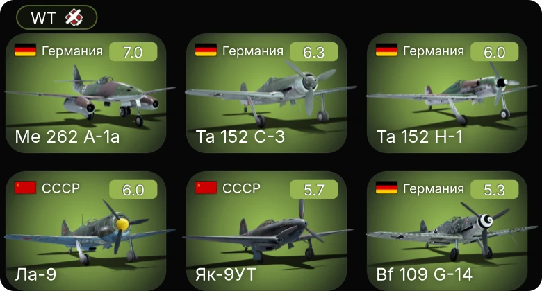 WT — 5 ранг: 1шт