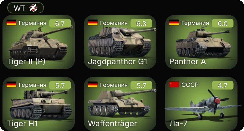 WT — Jagdpanther G1 | Waffenträger | Пе-2-110 | И-185 (М-71) | Ил-2М (1943)
