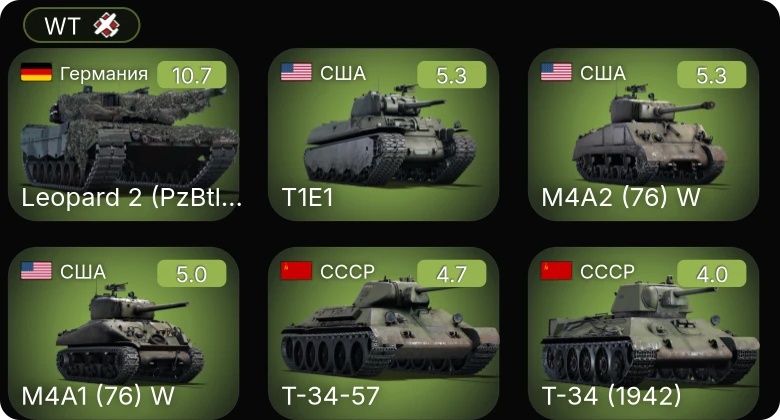 WT — 7 ранг: 1шт