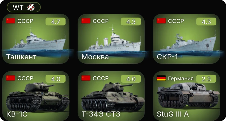 WT — 5 ранг: 1шт