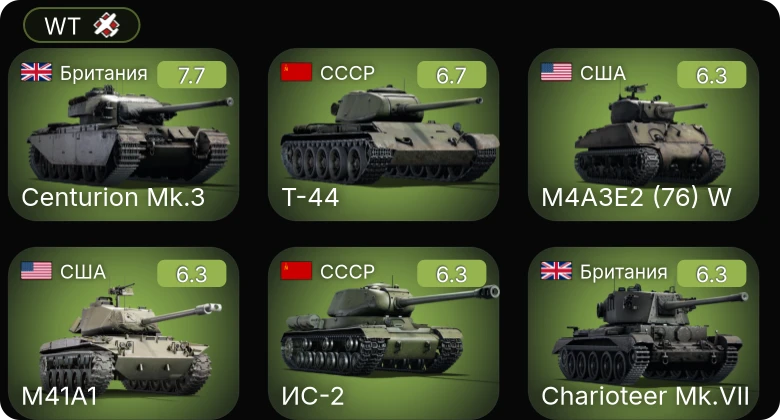 WT — M4A3E2 (76) W | M41A1 | Т-44 | СУ-100 | ИС-2
