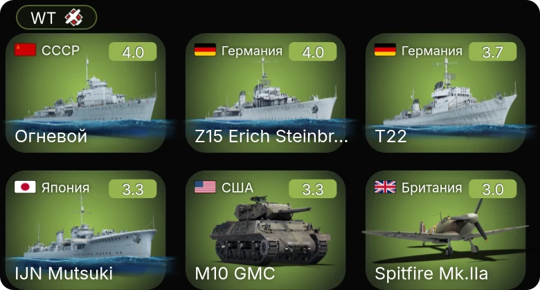 WT — M4A3 (105) | M16 MGMC | M10 GMC | Як-1 | Огневой